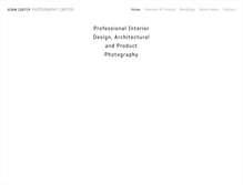 Tablet Screenshot of adamcarterphoto.com